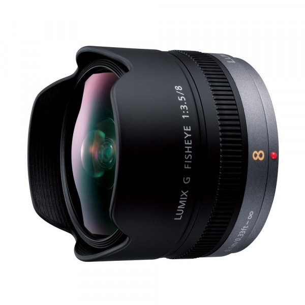 Panasonic LUMIX G FISHEYE 8mm/F3.5 Lens | H-F008-37
